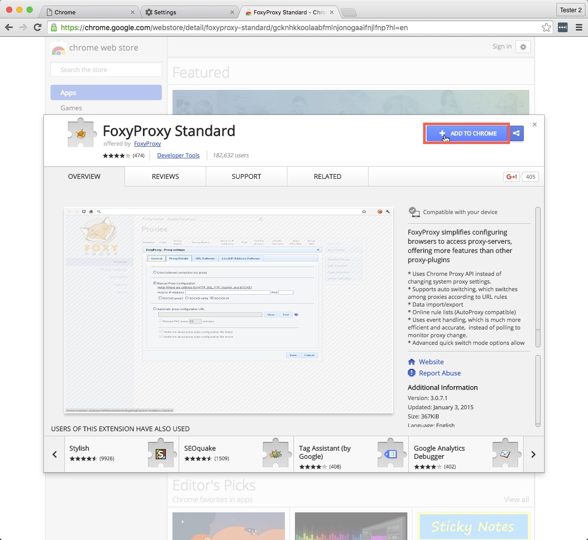 Foxyproxy standard for chrome extension Foxyproxy standard for chrome extension