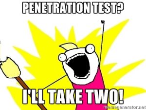 All the things meme for penetration testing